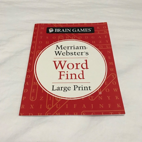 NEW 9 PACK Assorted Large Print Brain Games Merriam Webster's Word Puzzles - Picture 6 of 16